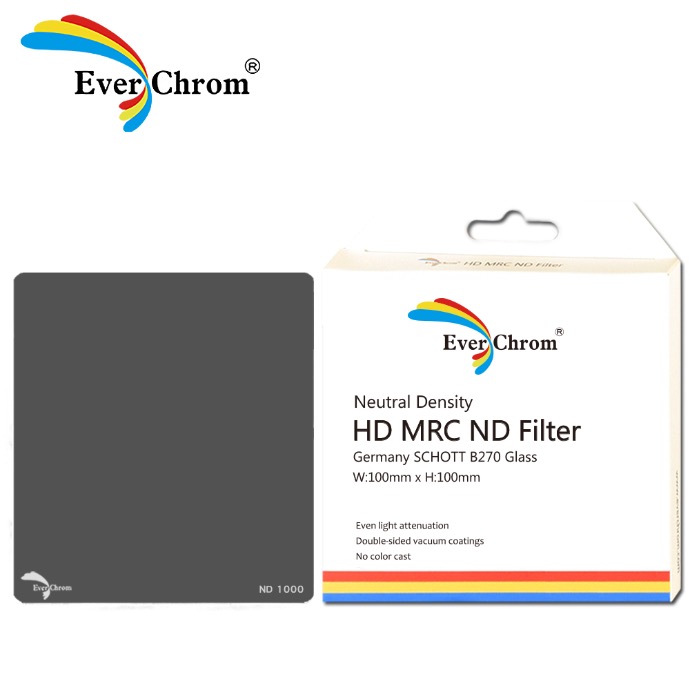 EverChrom ND1000 方形專用減光鏡100x100mm