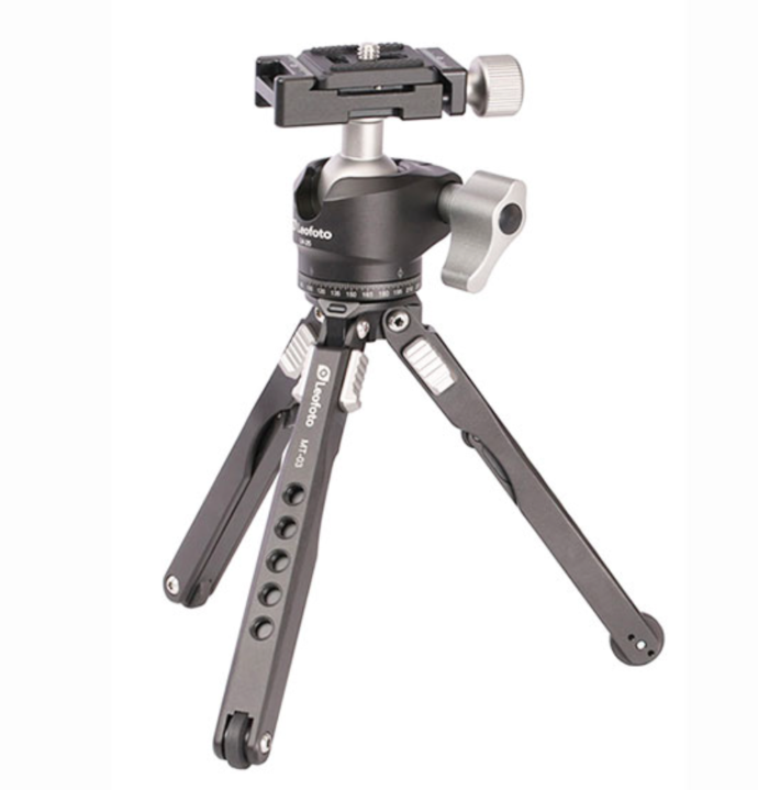 Leofoto MT-03+LH-25 鋁合金蜘蛛桌面迷你三腳架