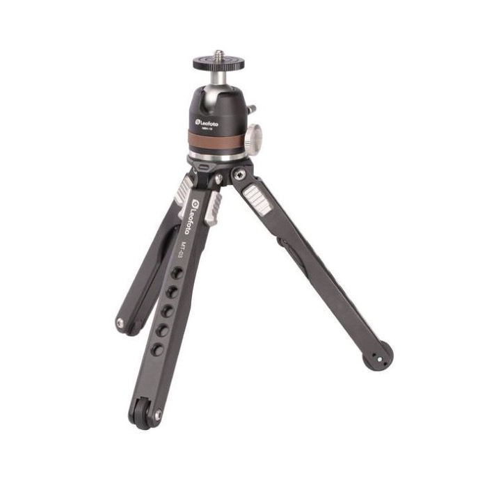 Leofoto MT-03 + MBH-19 鋁合金蜘蛛桌面迷你三腳架