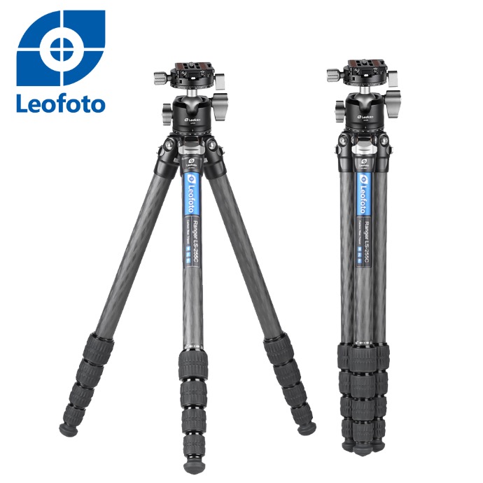 Leofoto LS255C+LH30R五節碳纖維三腳架(含中軸雲台)