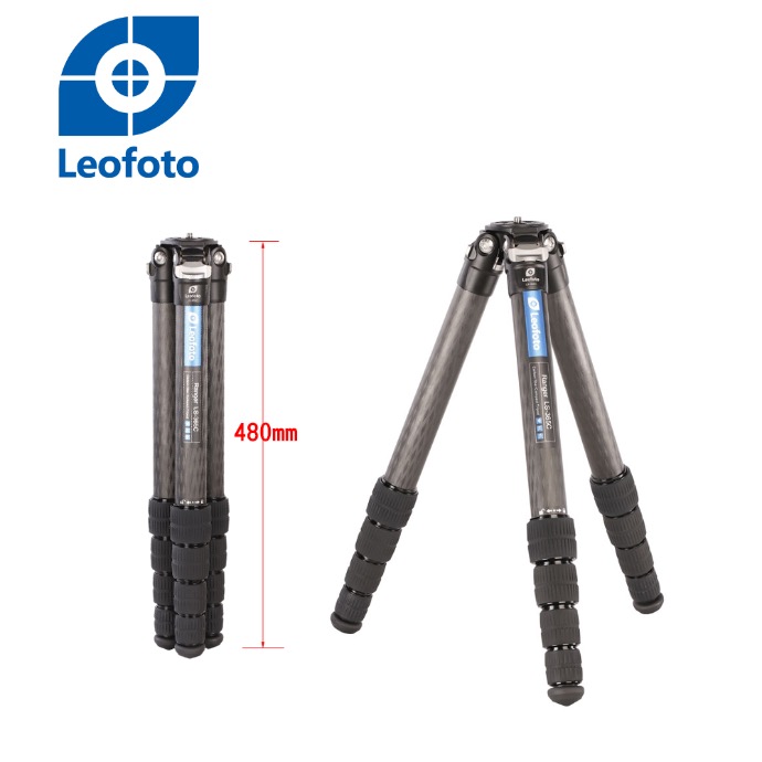 Leofoto 徠圖 4號5節腳管碳纖維無中軸三腳架 LS-365C