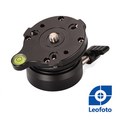 Leofoto徠圖 水平調整雲台 LB-66 贈 L型快拆版-PMU100+QP60 快拆板