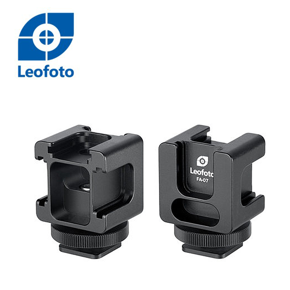 Leofoto 徠圖 FA-08 一對二熱靴冷靴座