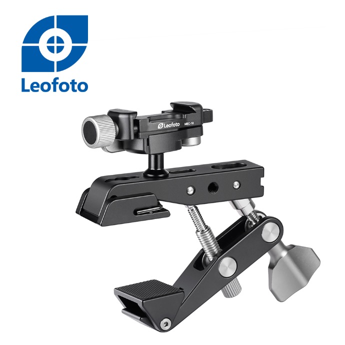 Leofoto 徠圖 MC-100+MBC-18 攝影鉗式固定夾具迷你球型雲台