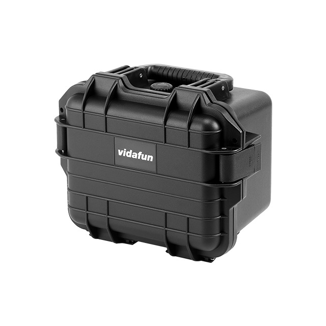 Vidafun V09 防水氣密抗撞提把收納箱 (黑)