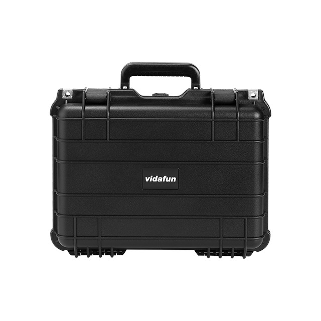 Vidafun V13 防水氣密抗撞提把收納工具箱 (黑)